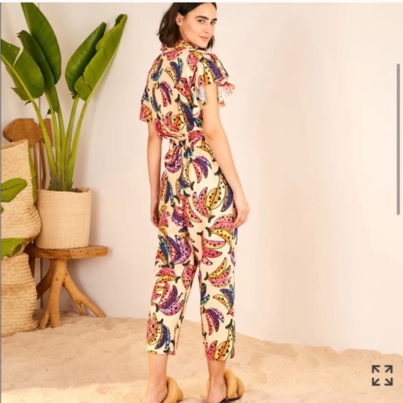 Farm Rio banana jumpsuit - Picture 3 of 16